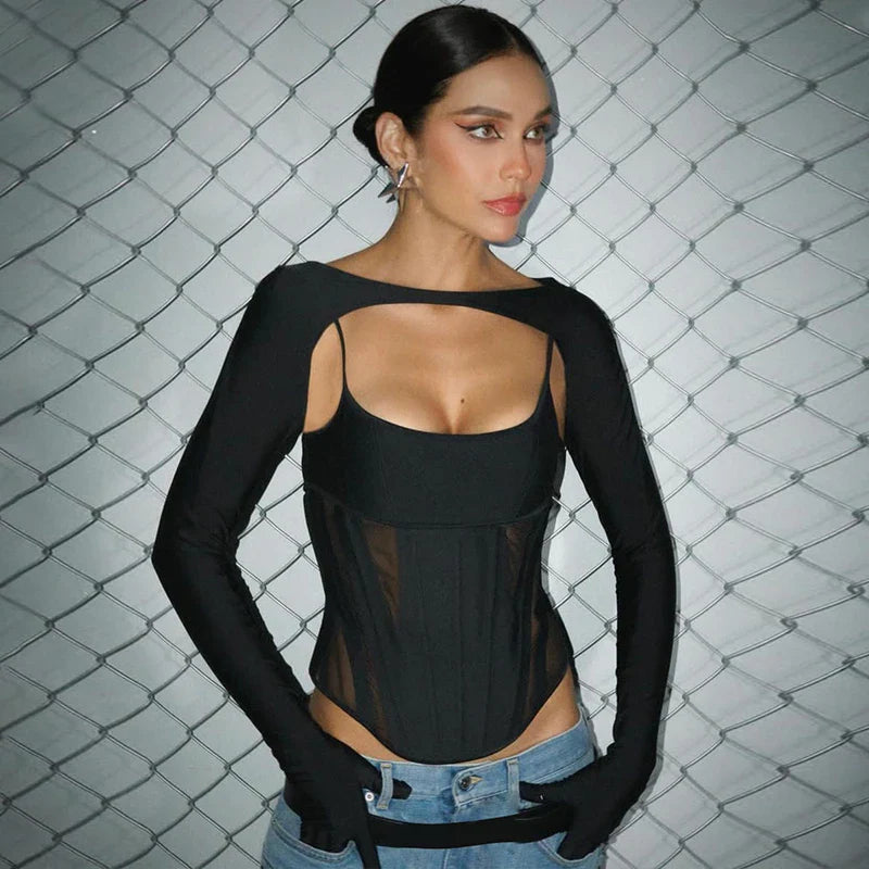 2 Pieces Long Sleeve 